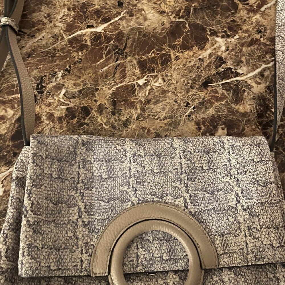 Purse Vincent Camuto Tan & Gray
